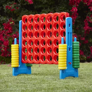 Colorful, jumbo version of connect 4