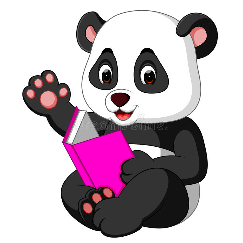 Panda reading