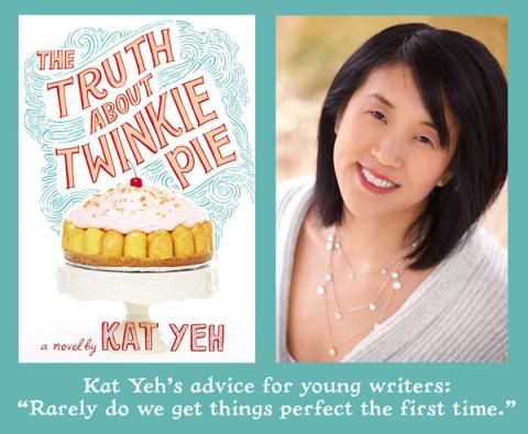 Cover of the book The Truth About Twinkie Pie along side a photo of the author.