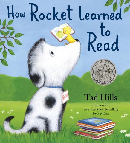 Cover of the Book "How Rocket Learned to Read".