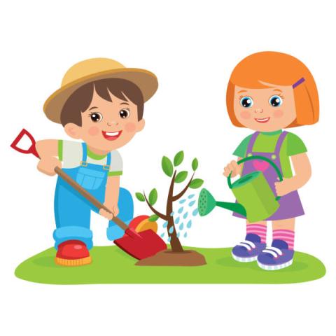 Kids gardening