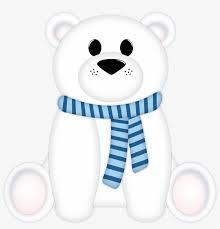 Cute polar bear clipart.