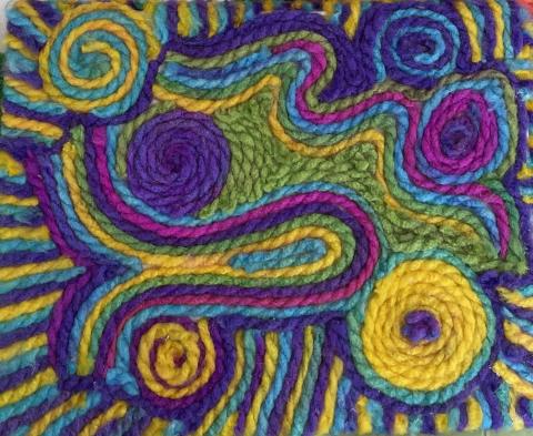 yarn painting