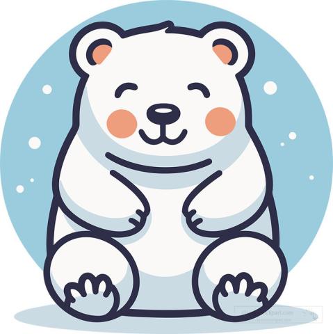 Polar bear clipart