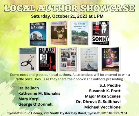 2023 Local Author Showcase authors