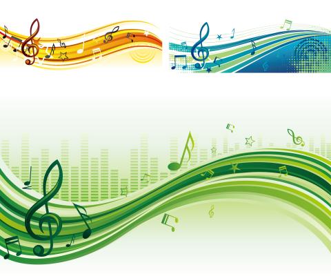 color music banner