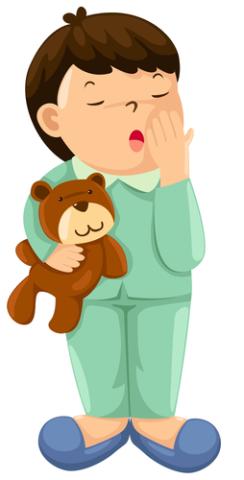 Clipart child holding teddy bear