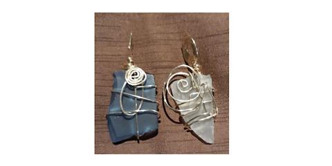 sea glass pendant