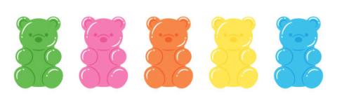 Clipart gummy bears