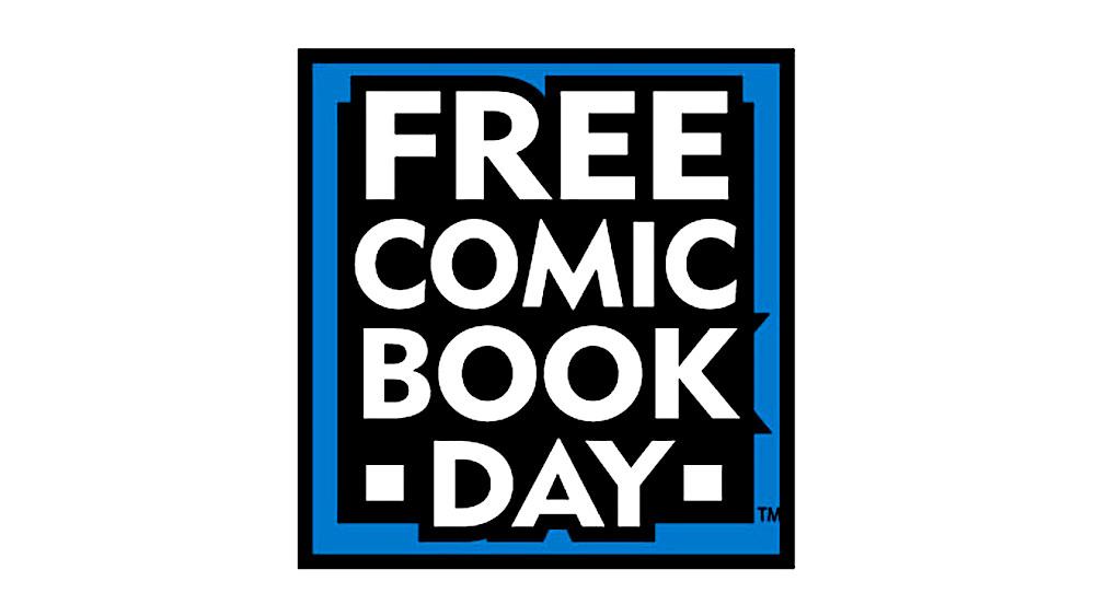 Logo saying Free Comic Book Day