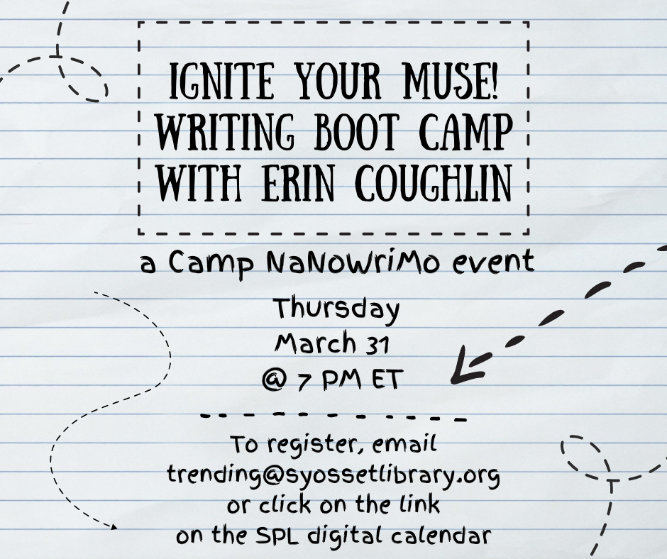 Ignite your Muse Writing Boot Camp with Erin Coughlin