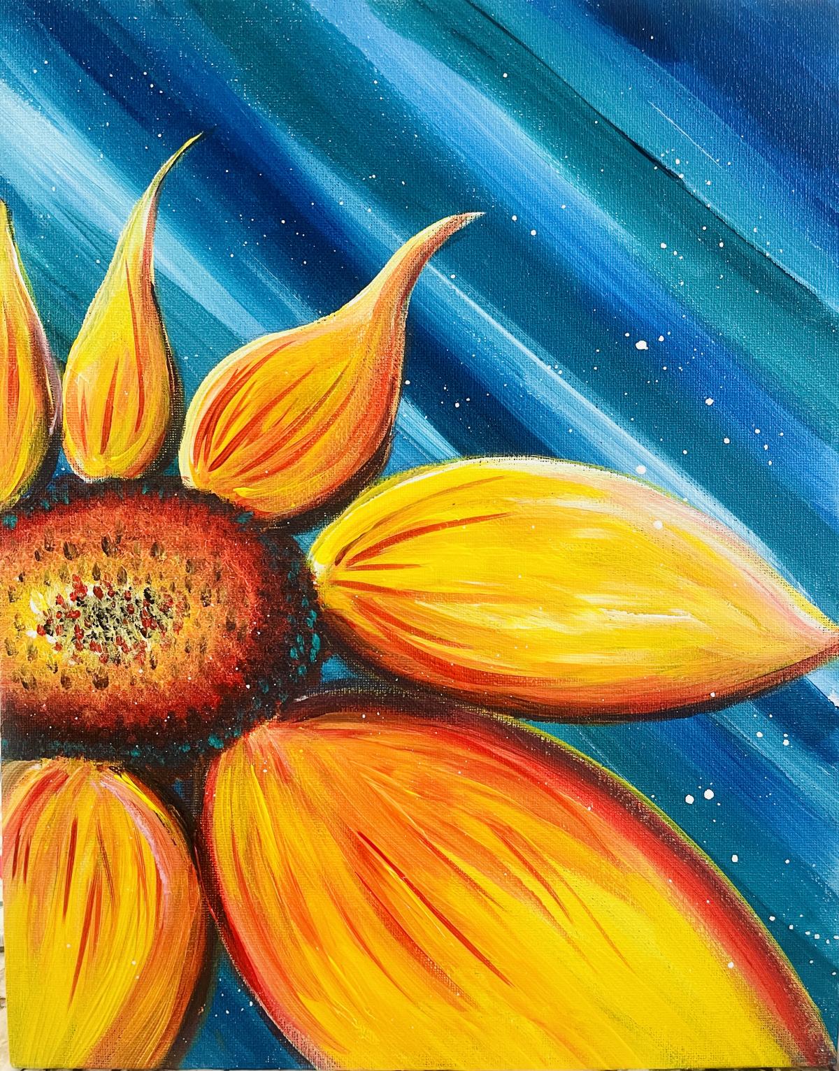 sunflower painting