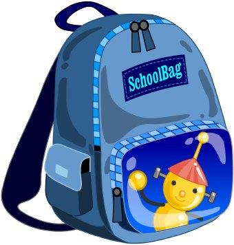 Backpack with robot