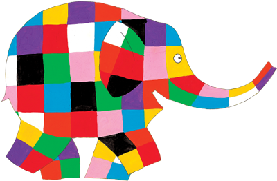 Elmer the patchwork elephant