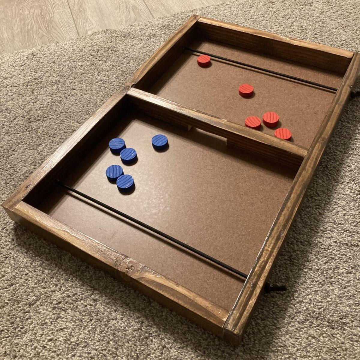 A photo of the pucket disc sling game