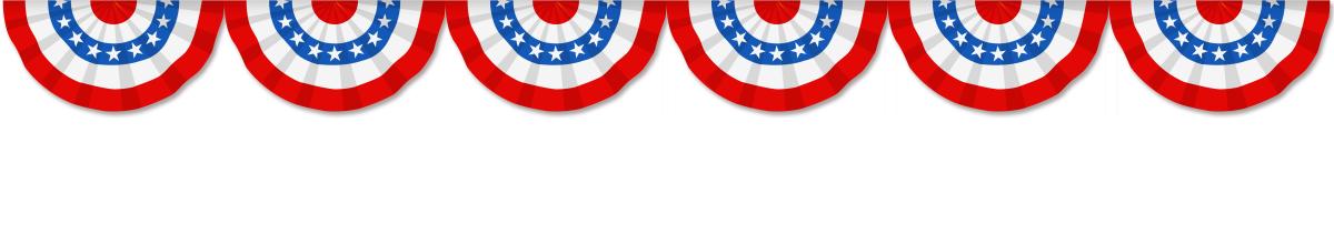 REd white and blue banner