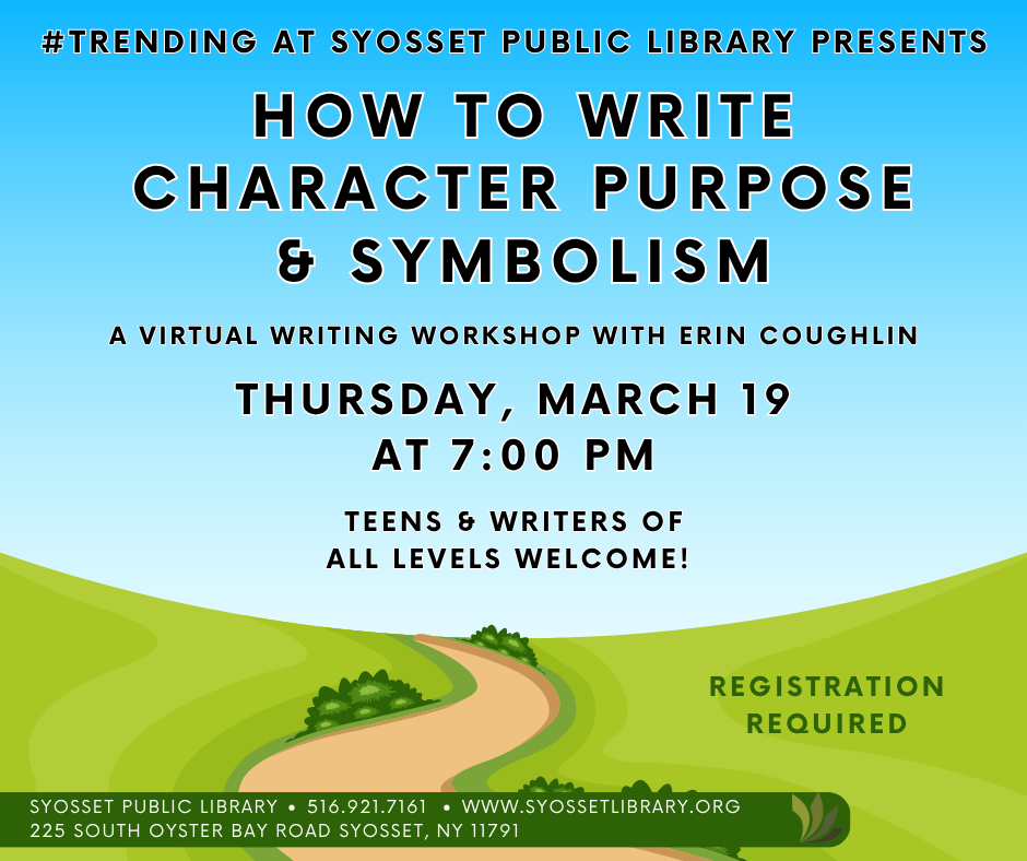 How to write character purpose and symbolism.